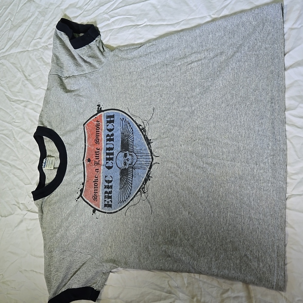 Smoke N Little Smoke Eric Church Mens Medium Tee Shirt